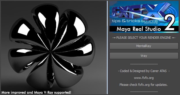FXFX Maya Real Studio 2 is available now! - Fxfx.net ::: Digital Art ...